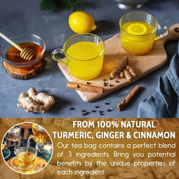 🍵 Turmeric Ginger Cinnamon Looseleaf Tea