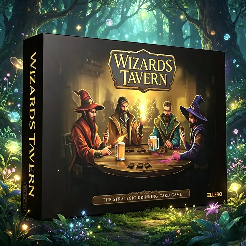 🧙‍♂️Wizards Tavern – Chaotic Fantasy Drinking Game – D&D Themed Party Fun with Dice & Spells 🍺