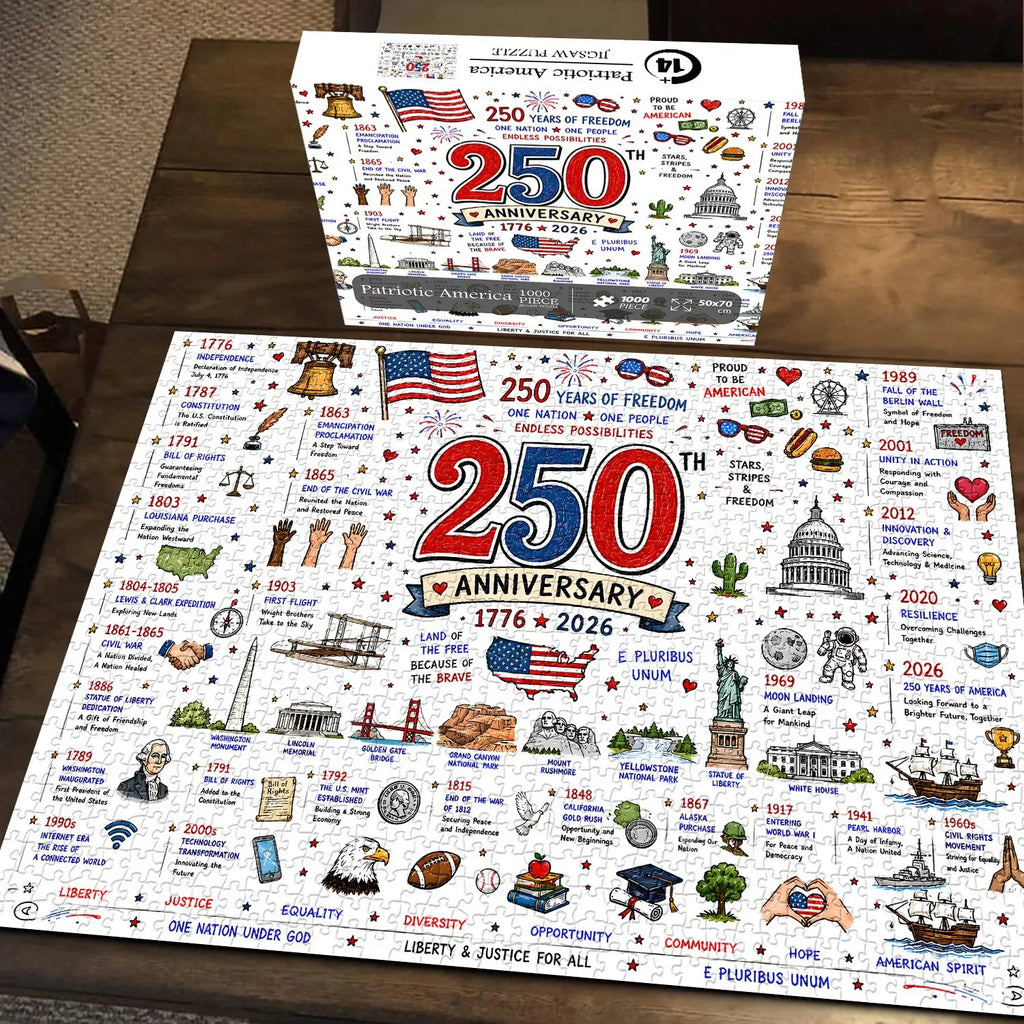 Flash Sale  🧩🦅Patriotic America Jigsaw Puzzle - 1000 Pieces