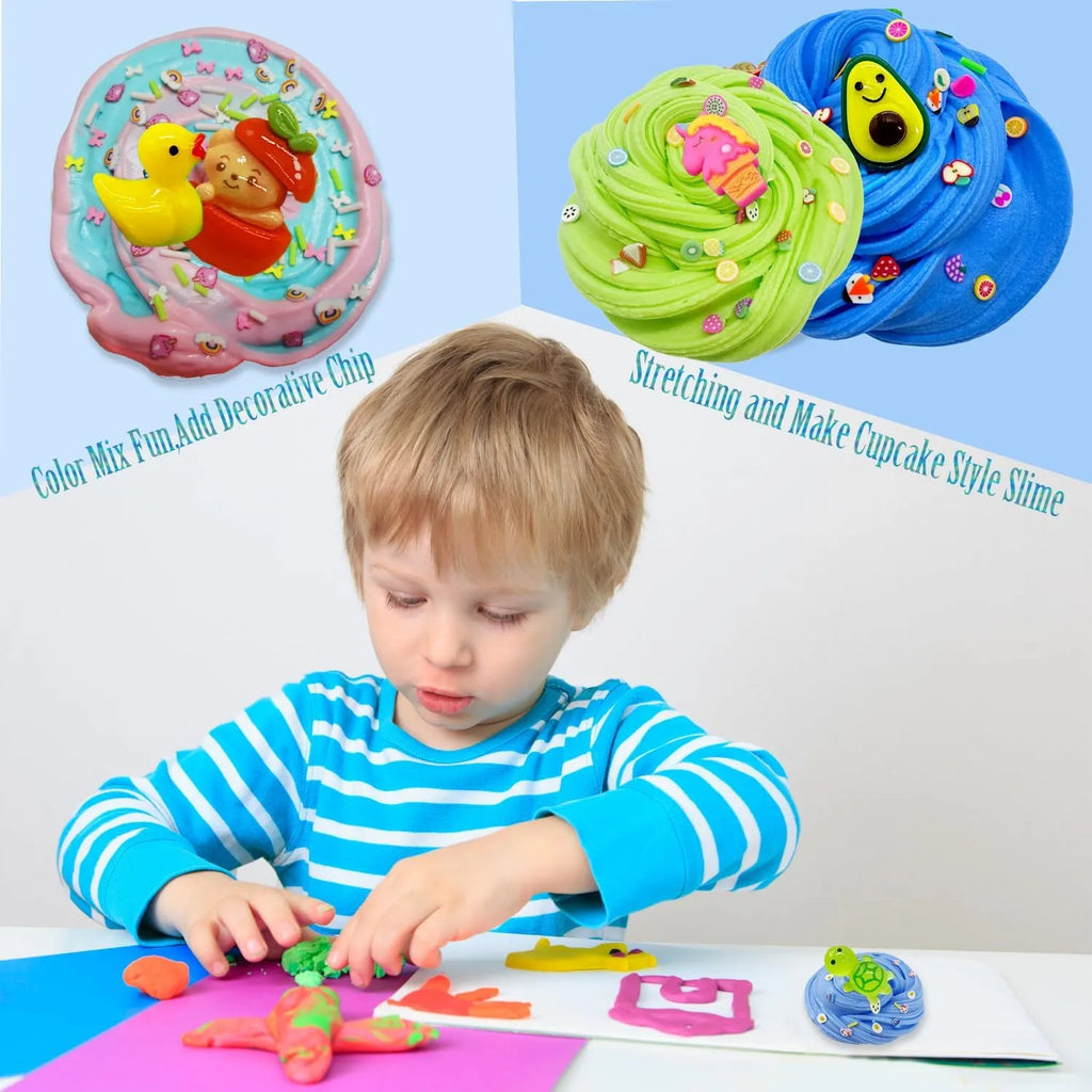 🌸Super Clay Slime DIY Soft & Squishy Clay Scented Slime Sensory Clay