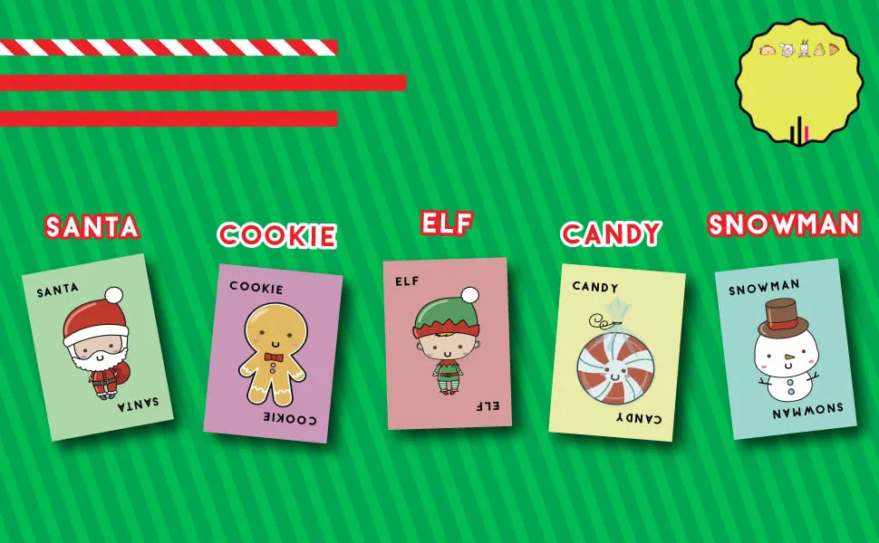 🏆2025 Christmas Hot Sale⚡Santa's Cookie Card Game - Family Party Game, Stocking Stuffer