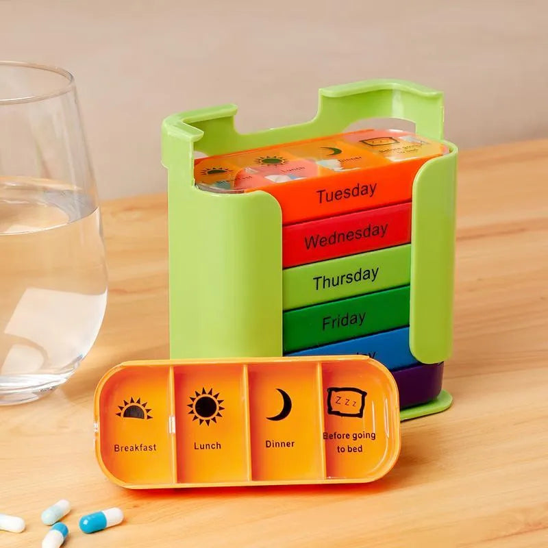 💊 ✨7-Day Medication Organizer - For Effortless Health Management! 📅