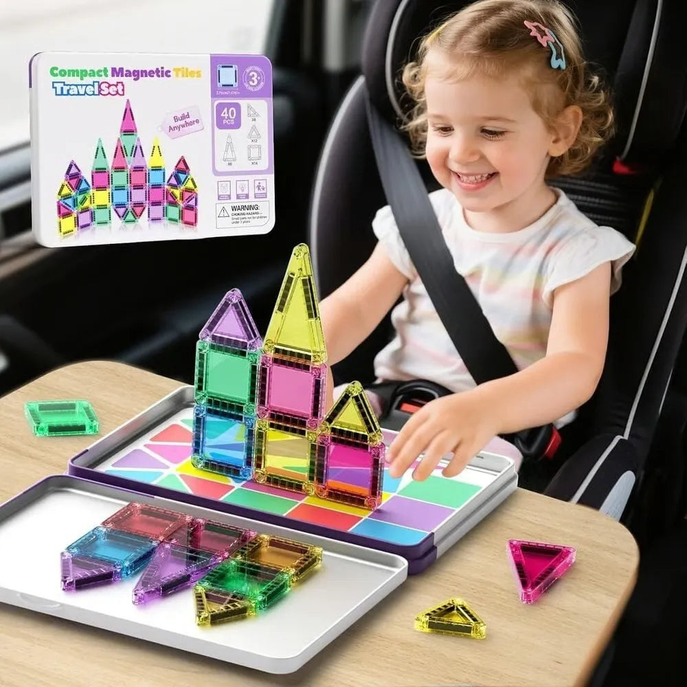 Magnetic Tiles Building Blocks Set