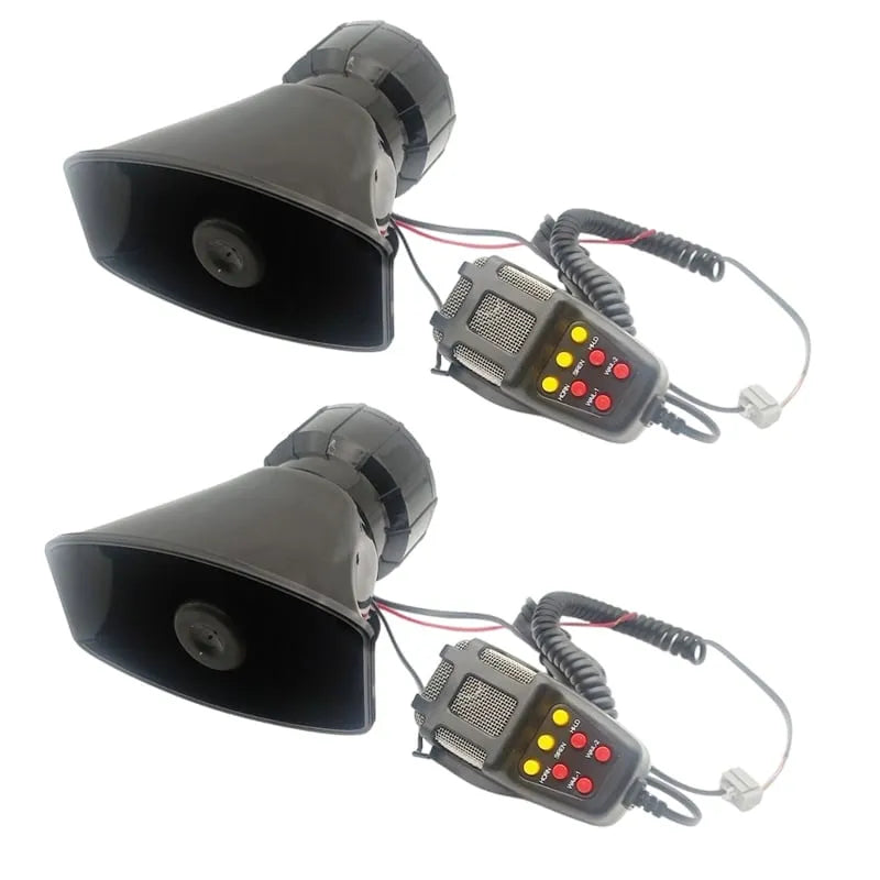 7-Tone Car PA Horn with Mic