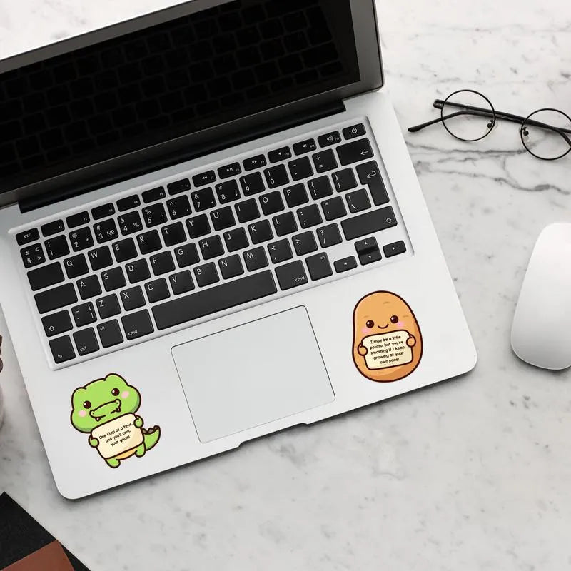 🤗 Positive Emotional Support Buddies Stickers – Inspirational, Waterproof & No Residue🎁 Uplifting Gifts for Kids, Teens, Coworkers & Yourself 😻