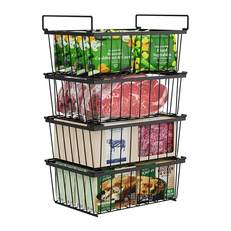 Efficient Stackable Freezer Storage Solution