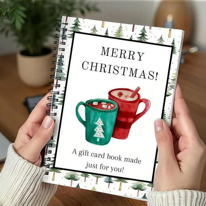 ✨🎁DIY Spiral Bound Christmas Gift Card Album Book