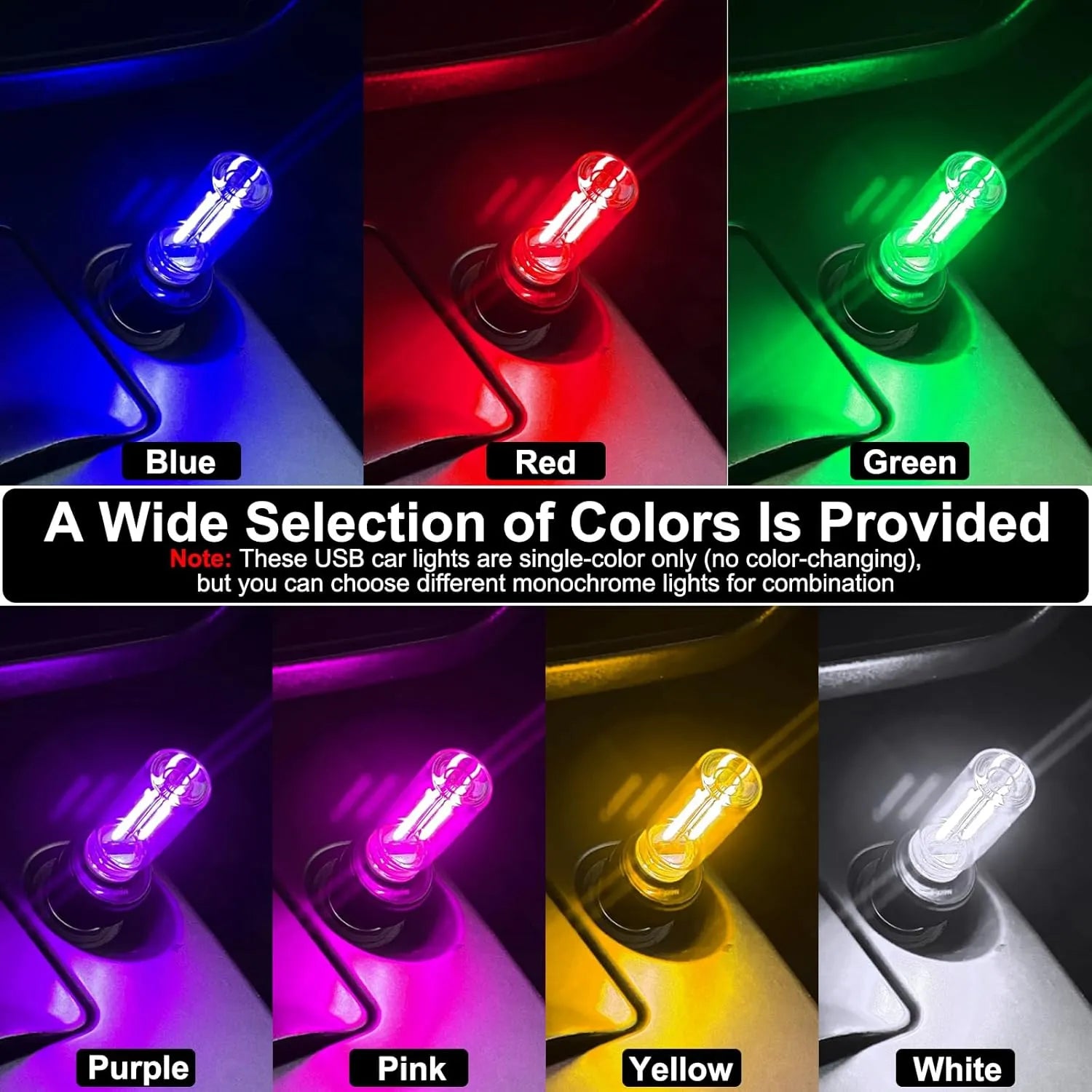 Car USB Night Light Bulb