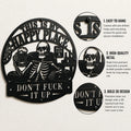 💀🍺"This Is My Happy Place" Funny Man Cave Decor