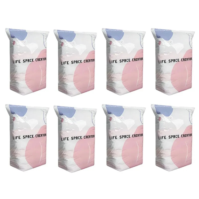 No-Pump Vacuum Storage Compression Bags