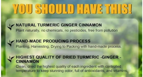 🍵 Turmeric Ginger Cinnamon Looseleaf Tea