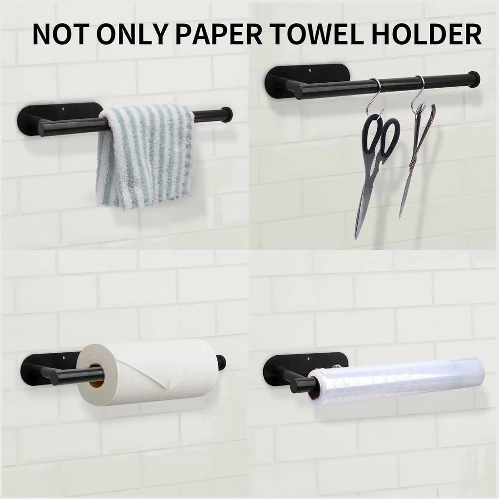 🧻Under Cabinet Paper Towel Holder – Declutter Your Kitchen Counter in Seconds ✨