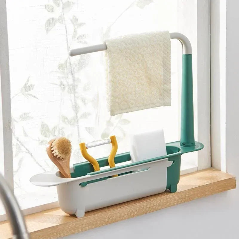 Updated Telescopic Sink Storage Rack😊