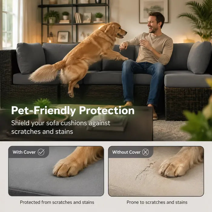 Stretch Sofa Cushion Covers Set (4 / 8 / 12/ 16 PCS)