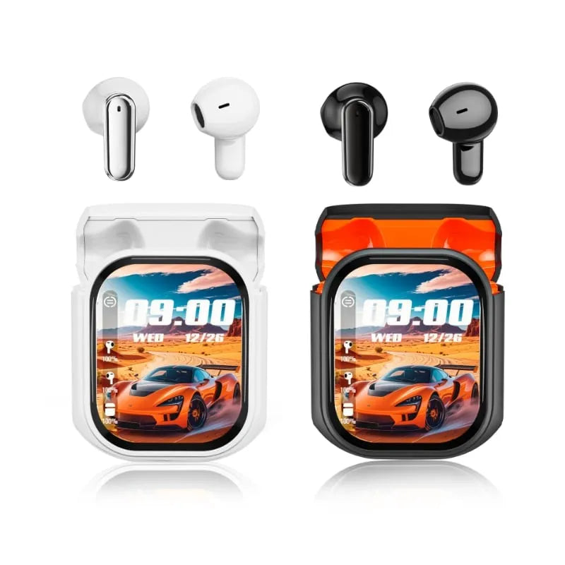 Color screen noise-canceling translation headphones
