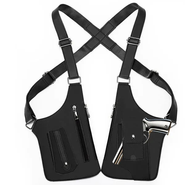Premium Leather Adjustable Underarm Shoulder Bag for Men & Women