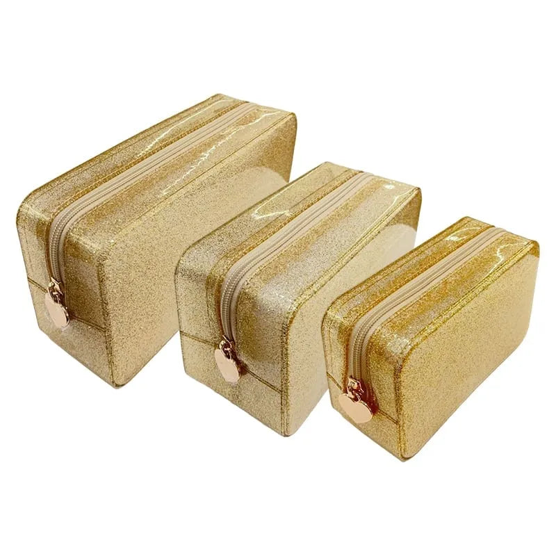 Large Capacity Waterproof Jelly Toiletry Bag