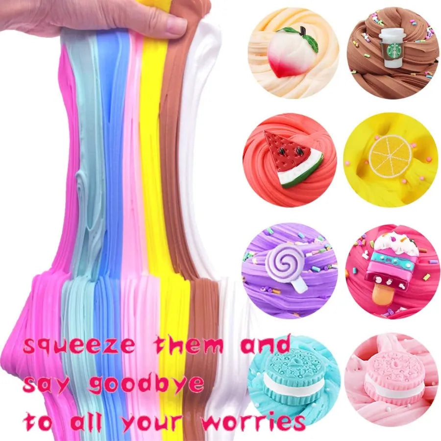 🌸Super Clay Slime DIY Soft & Squishy Clay Scented Slime Sensory Clay