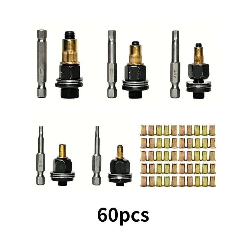Carbon Steel Rivet Nut Tool Set
