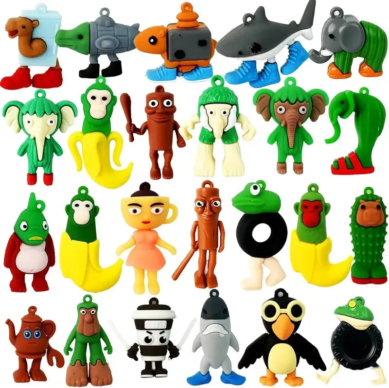 🔥24PCS  Action Figures | DIY Keychain Accessories | Perfect Christmas Gifts