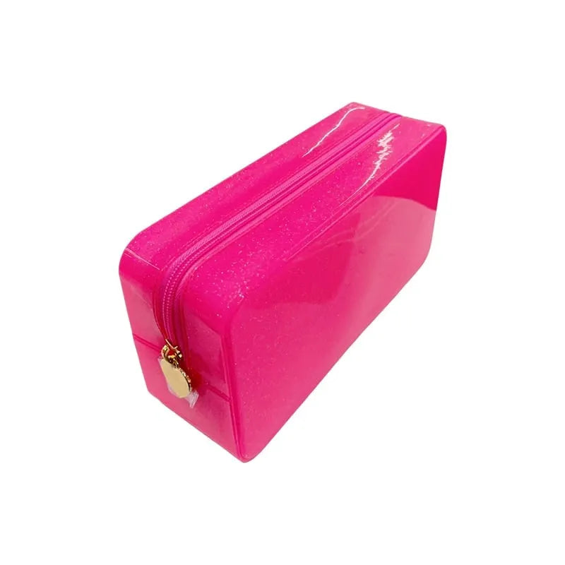 Large Capacity Waterproof Jelly Toiletry Bag