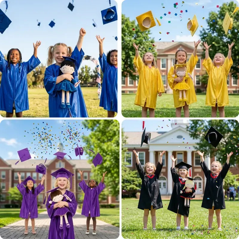 🎓Class of 2026 Graduation Doll – 16” Soft Plush Keepsake Gift with Gift Bag