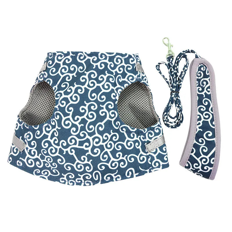 CAT VEST HARNESS AND LEASH SET