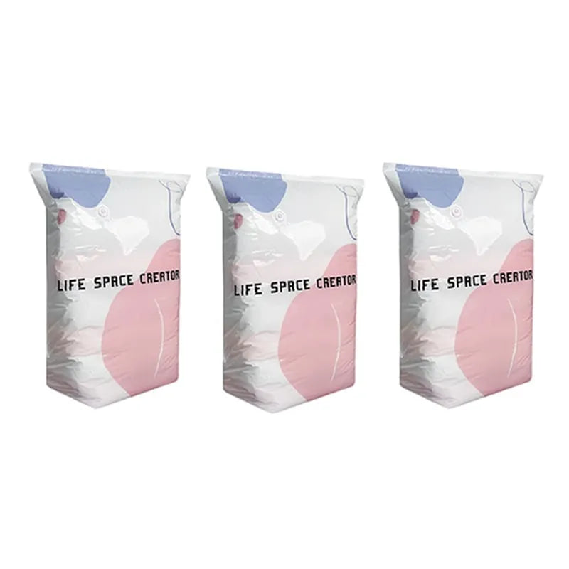 No-Pump Vacuum Storage Compression Bags