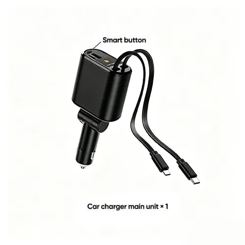 Retractable 5-in-1 Car Charger