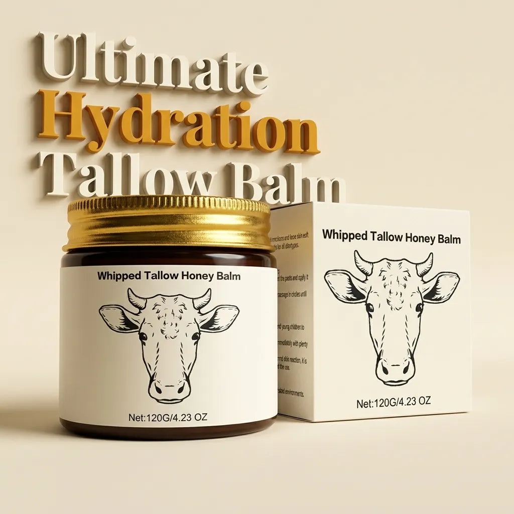 👍Highly Recommended: Organic Grass-Fed Tallow & Honey Whipped Balm🧴