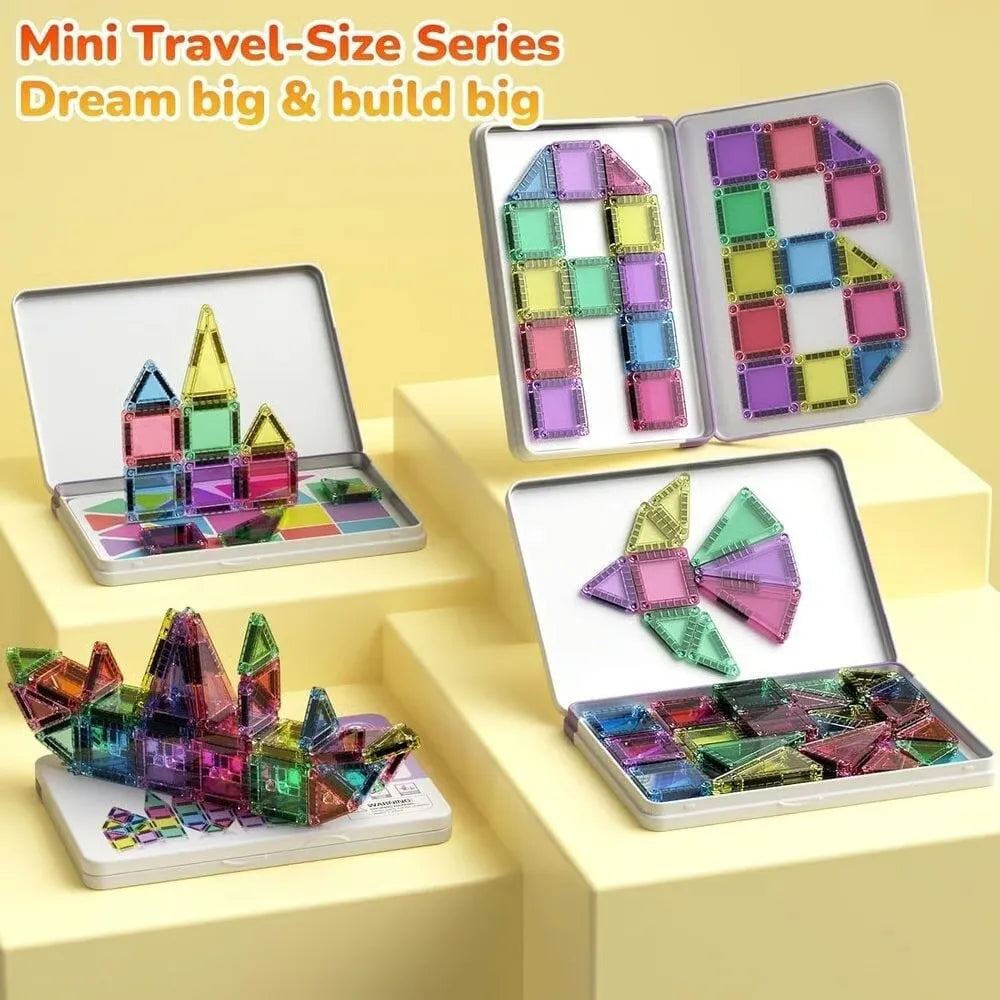 Magnetic Tiles Building Blocks Set