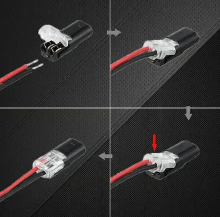 🔥Double - Wire Plug-in Connector With Locking Buckle