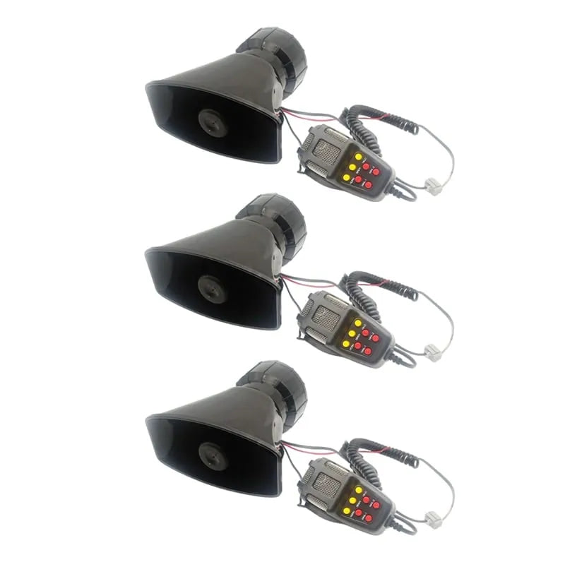 7-Tone Car PA Horn with Mic