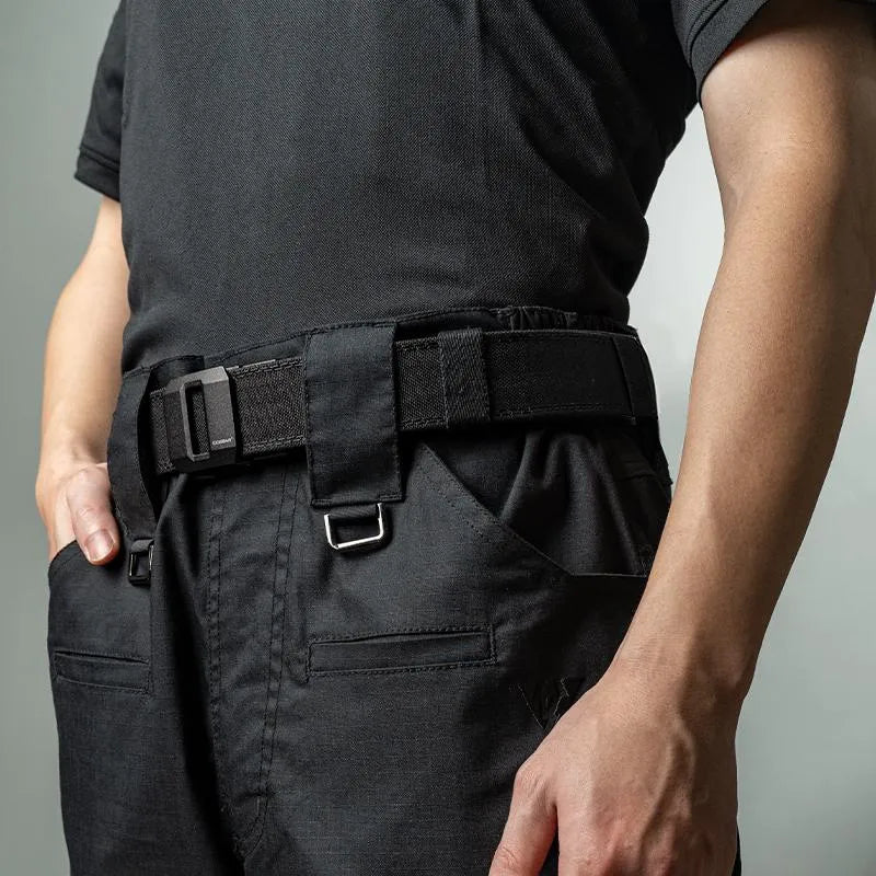 🎖️Ultimate Tactical Belt for Men - Outdoor Adventure & Everyday Wear | Trim-to-Fit 🛡️