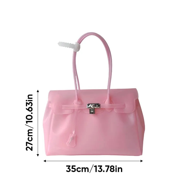 Transparent TPU Jelly Handbag
