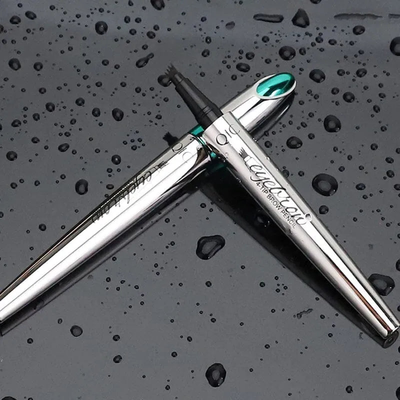 BUY 1 GET 1 FREE(🎉 2 PCS)🎉High Quality 3D Waterproof Microblading Eyebrow Pen 4 Fork Tip Tattoo Pencil