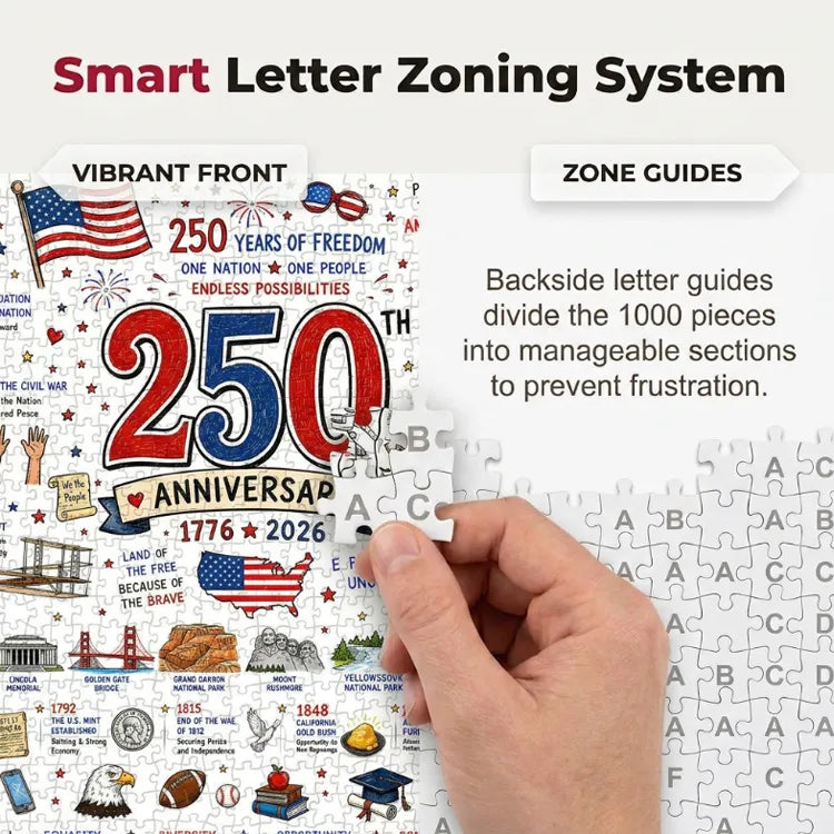 Flash Sale  🧩🦅Patriotic America Jigsaw Puzzle - 1000 Pieces