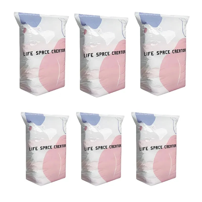 No-Pump Vacuum Storage Compression Bags