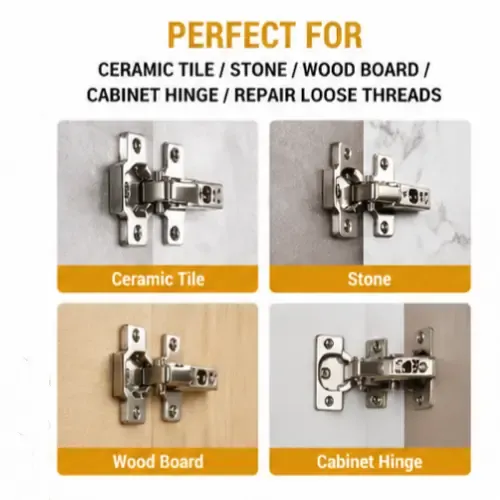 🔩 6×14mm Short Expansion Screw Set for Cabinet Hinge Repair & Stripped Thread Restoration